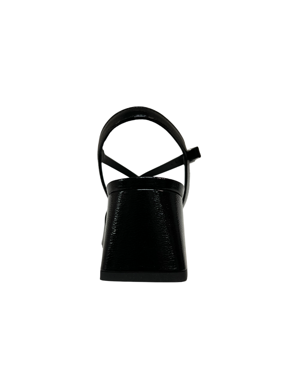GIANMARCO SORELLI 3058/ROMY sandalo donna nero vernice Made in Italy