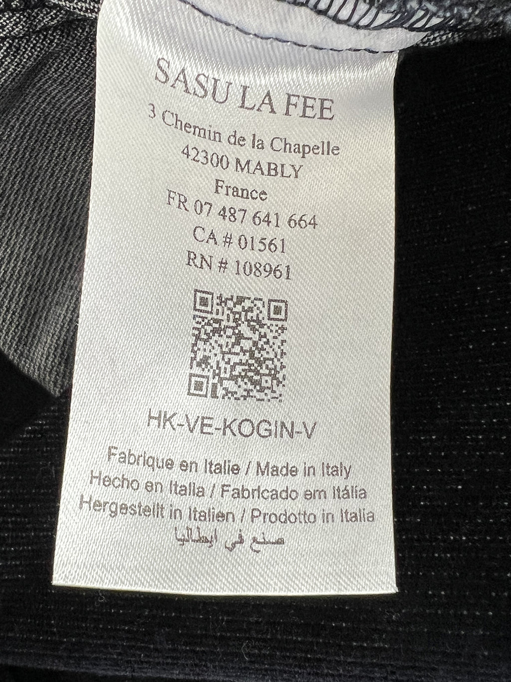HUMILITY Giacca Velluto Blu KOGIN-V Made in Italy