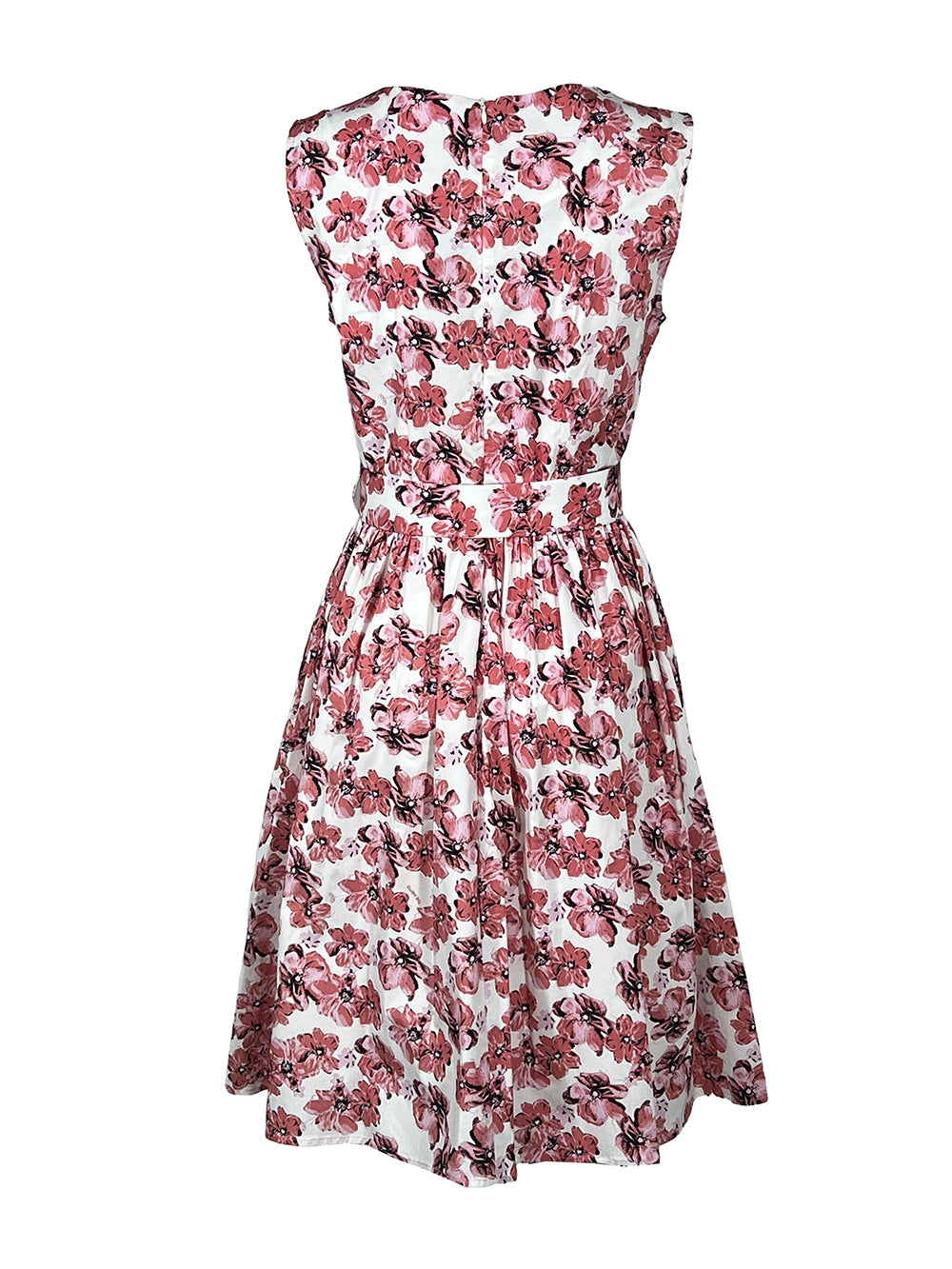 THE ABITO MILANO AB64PS abito donna floreale rosa Made in Italy