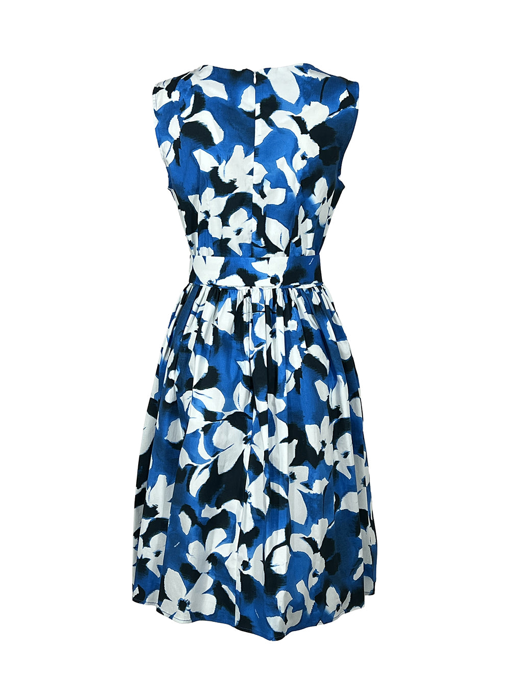 THE ABITO MILANO AB64PS abito donna floreale azzurro/bianco Made in Italy (Copia)