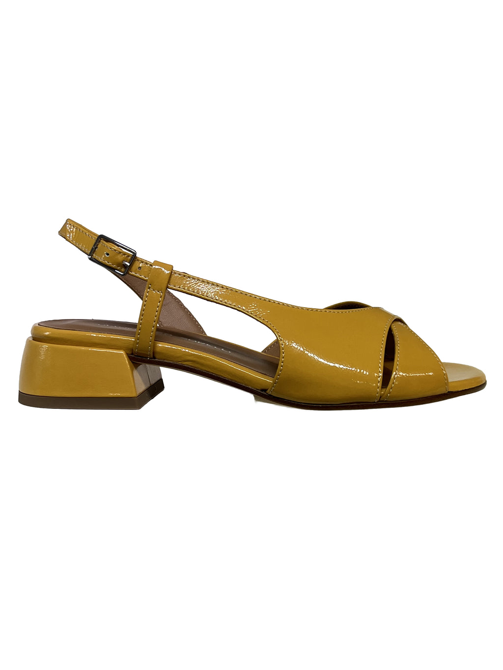 GIANMARCO SORELLI 3056/RIVA sandalo donna senape Made in Italy