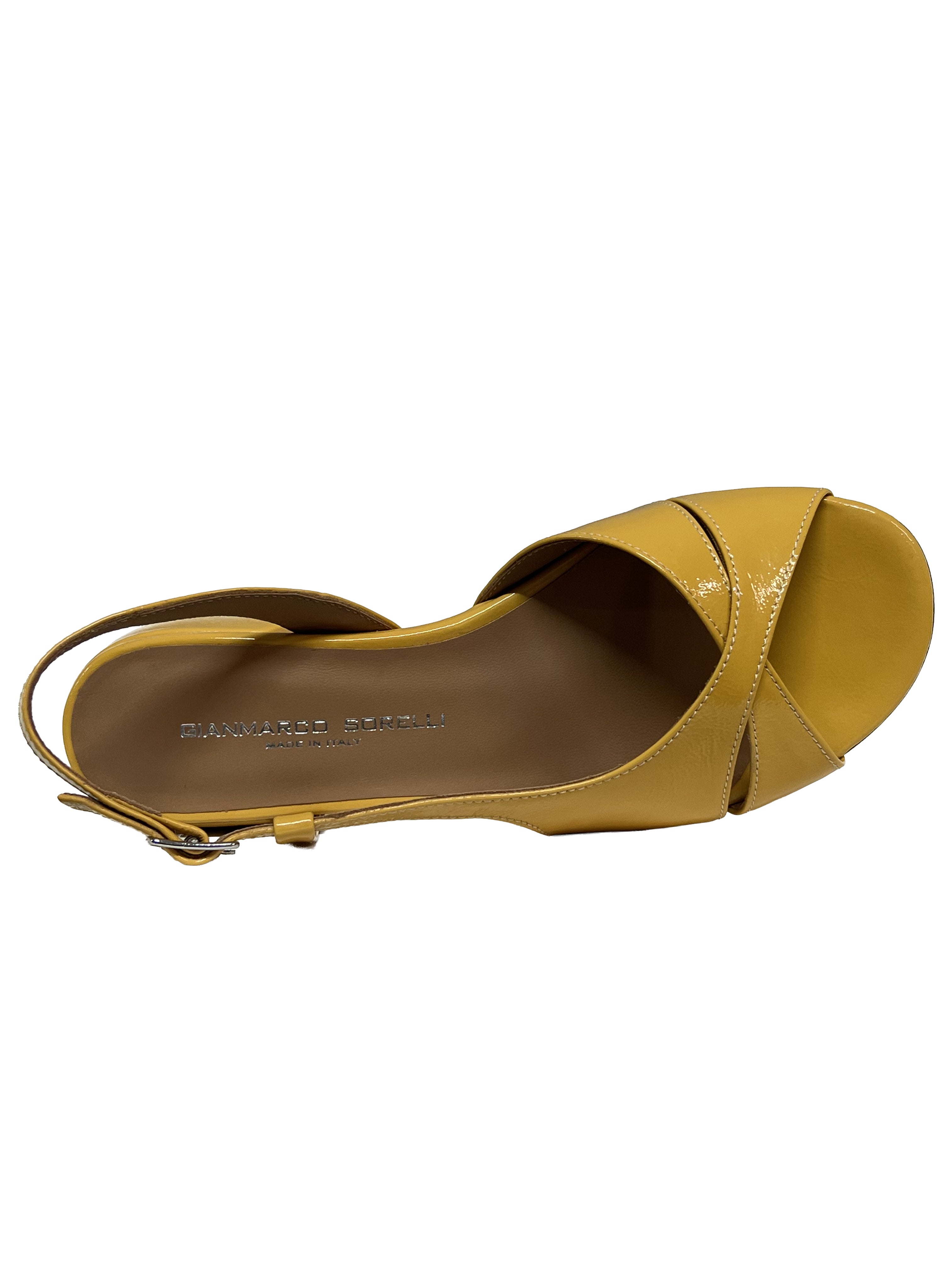 GIANMARCO SORELLI 3056/RIVA sandalo donna senape Made in Italy