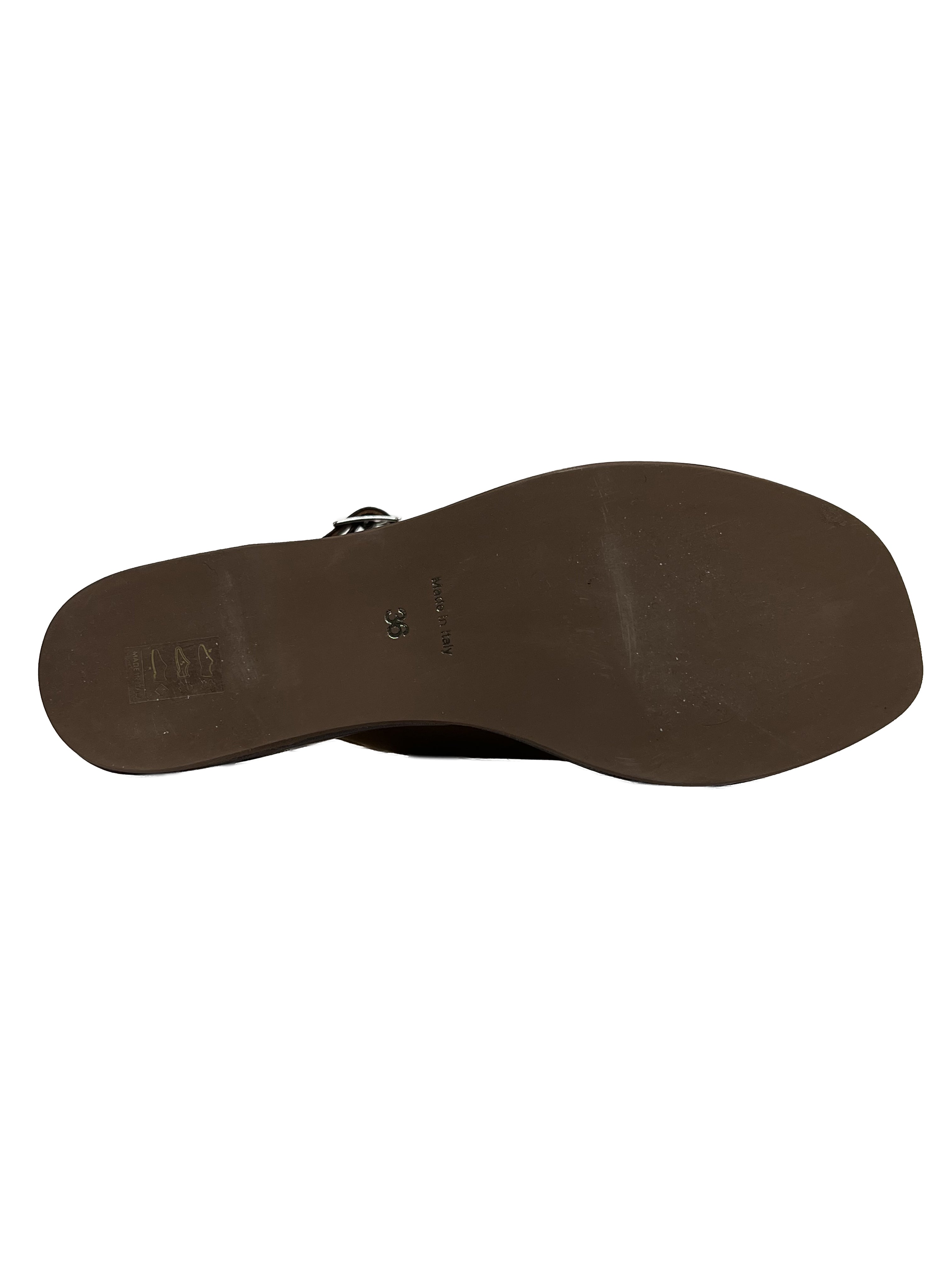 GIANMARCO SORELLI sandalo donna marrone/panna/senape 3075/ADEL zeppa Made in Italy
