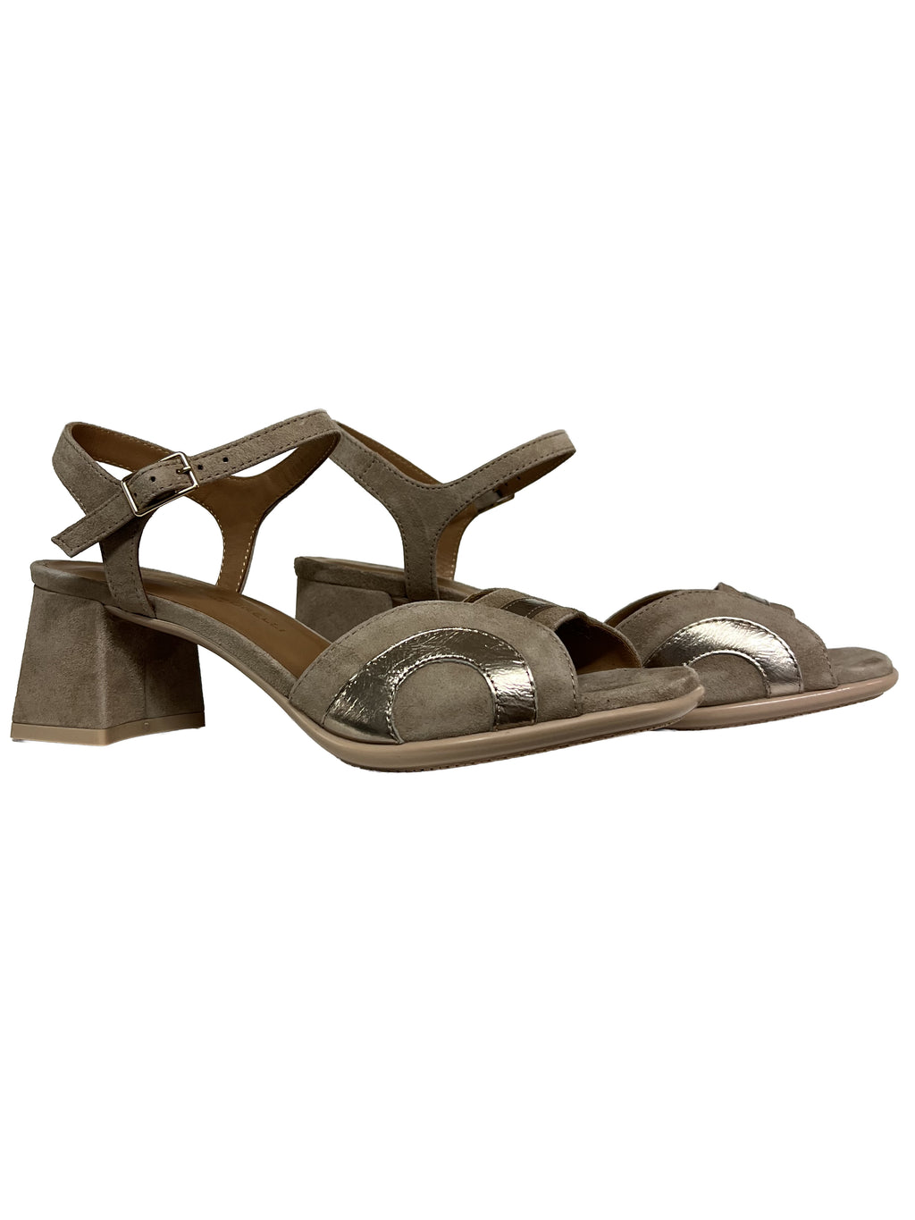 GIANMARCO SORELLI 2067/FLOW sandalo donna taupe rame Made in Italy