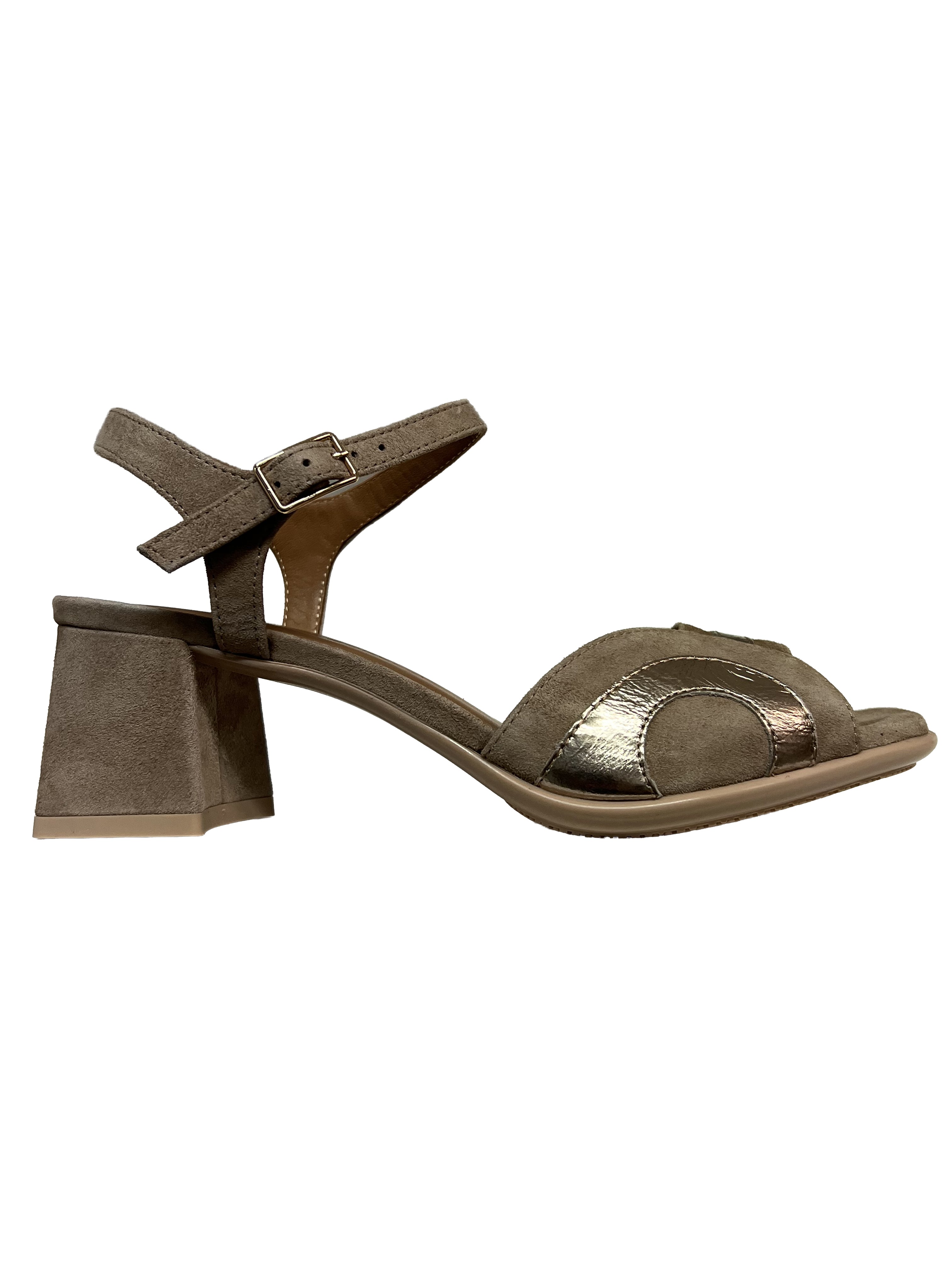 GIANMARCO SORELLI 2067/FLOW sandalo donna taupe rame Made in Italy