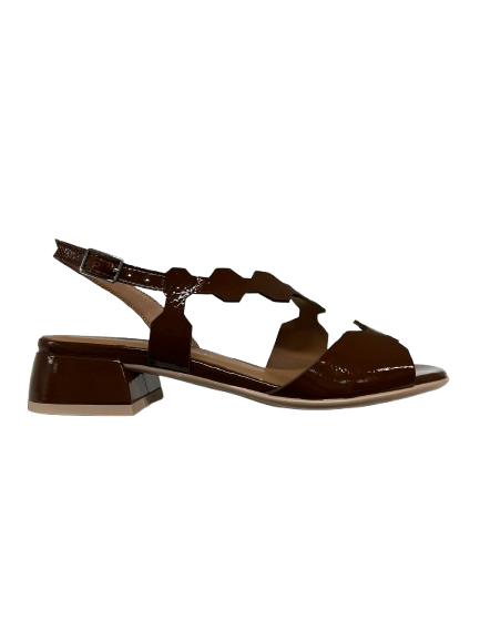 GIANMARCO SORELLI 3057/RIVA sandalo donna sigaro Made in Italy