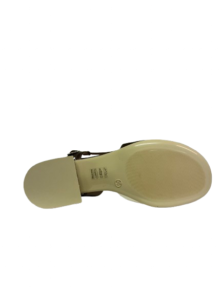 GIANMARCO SORELLI 3056/RIVA PASHMAN sandalo donna bronzo bianco