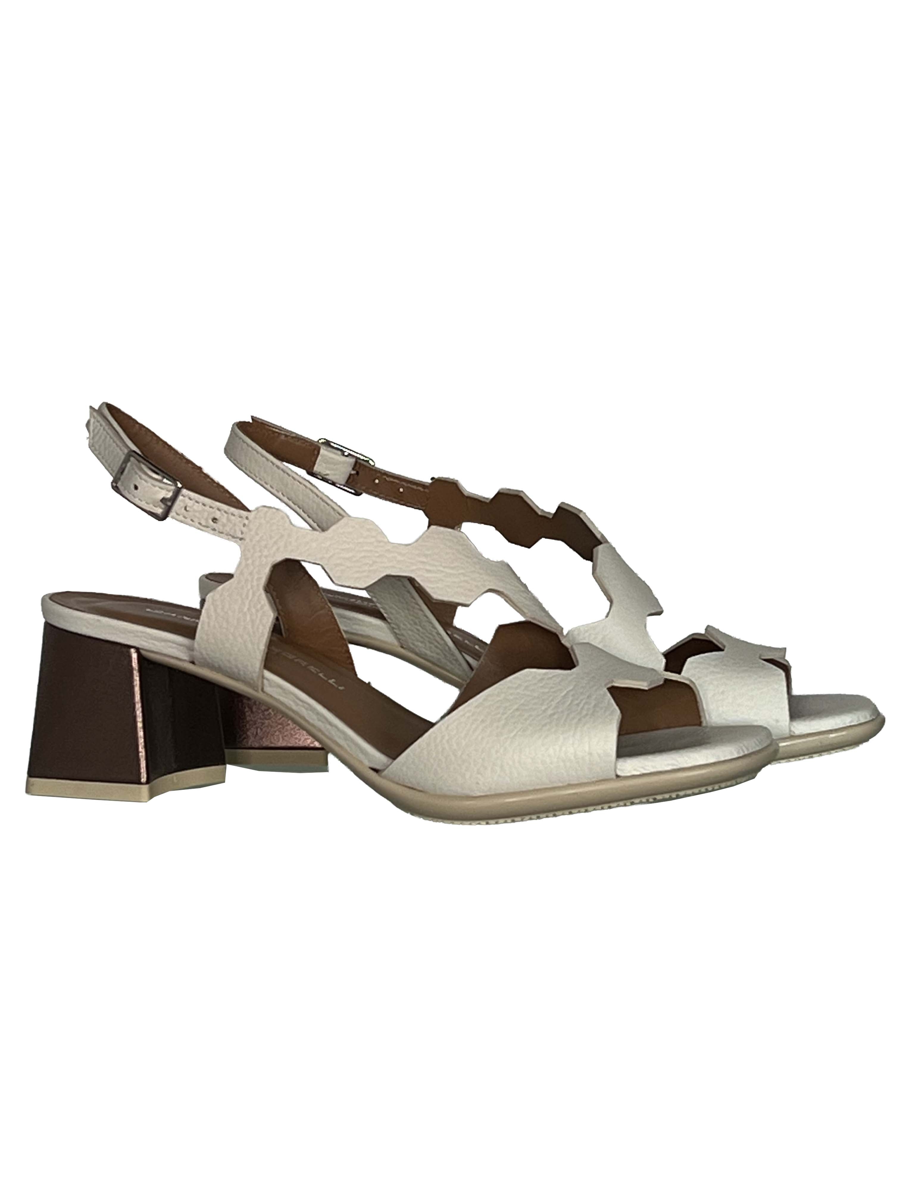 GIANMARCO SORELLI 3057/FLOW WILLER sandalo donna latte bronzo