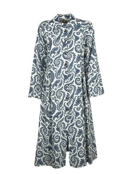 4.10 BottegaChilometriZero DD26790 abito donna chemisier bianco Made in Italy