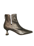 LA VITRINA ASSISI-50 stivale basso donna laminato argento platino