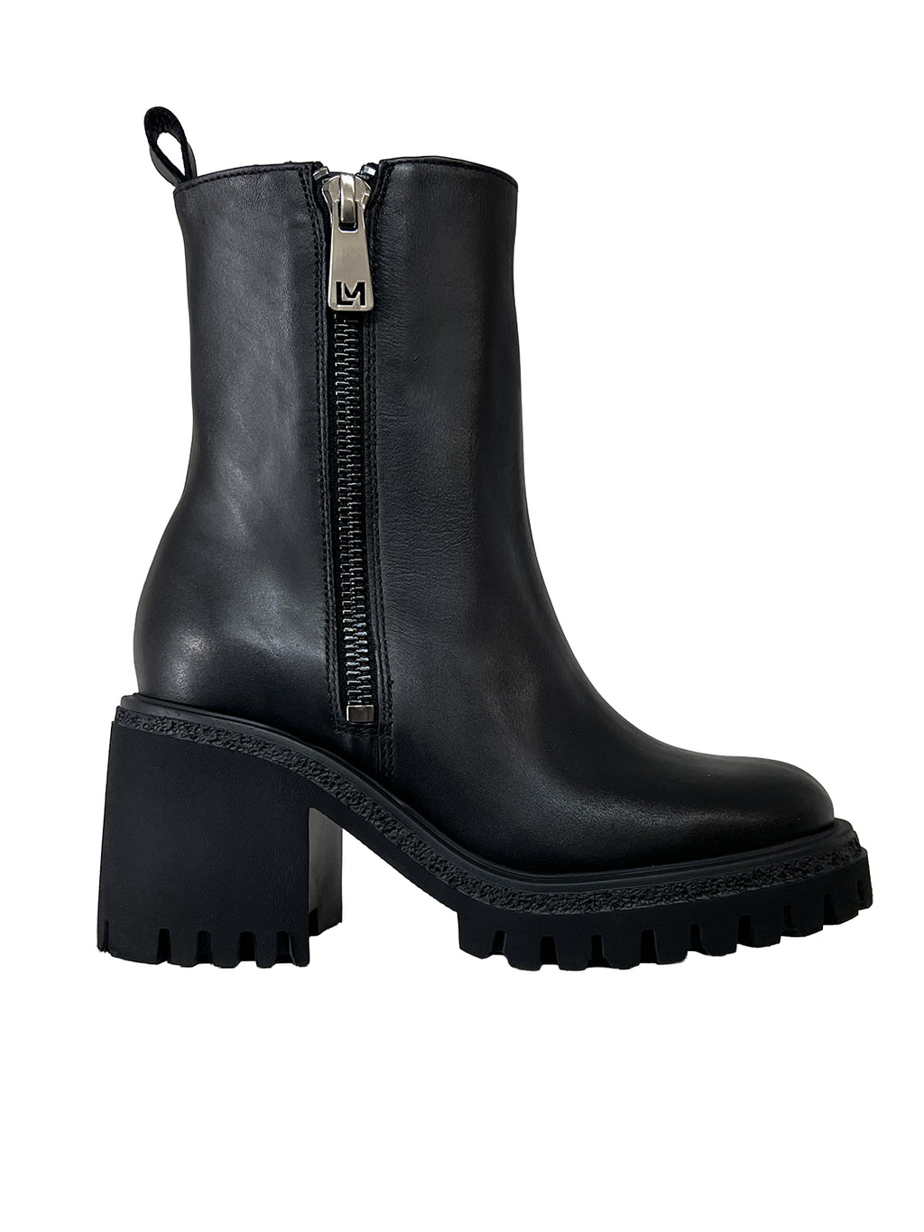 LORENZO MARI Stivale Basso Donna SOPHIE 01 Nero Pelle Made in Italy