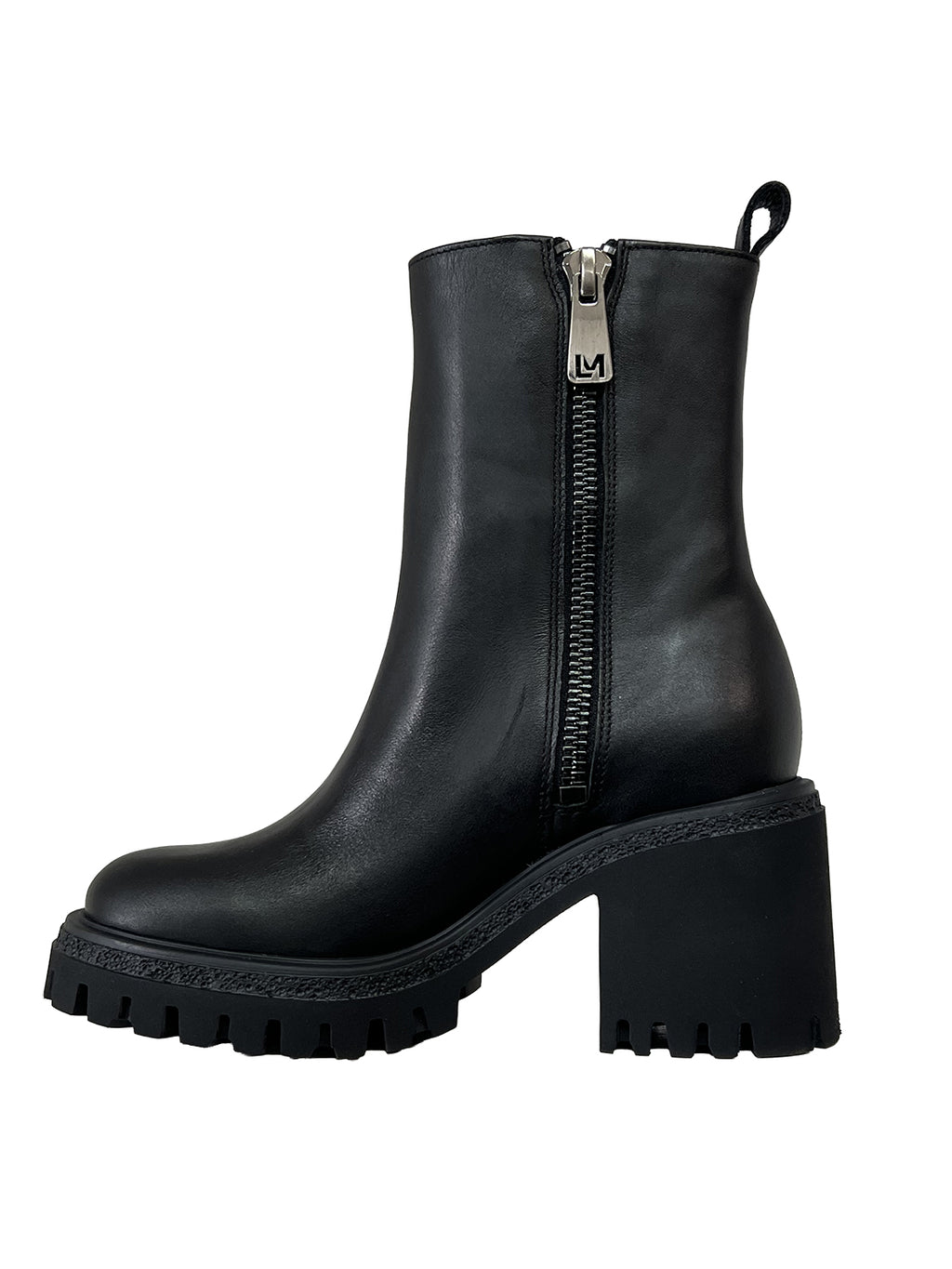 LORENZO MARI Stivale Basso Donna SOPHIE 01 Nero Pelle Made in Italy
