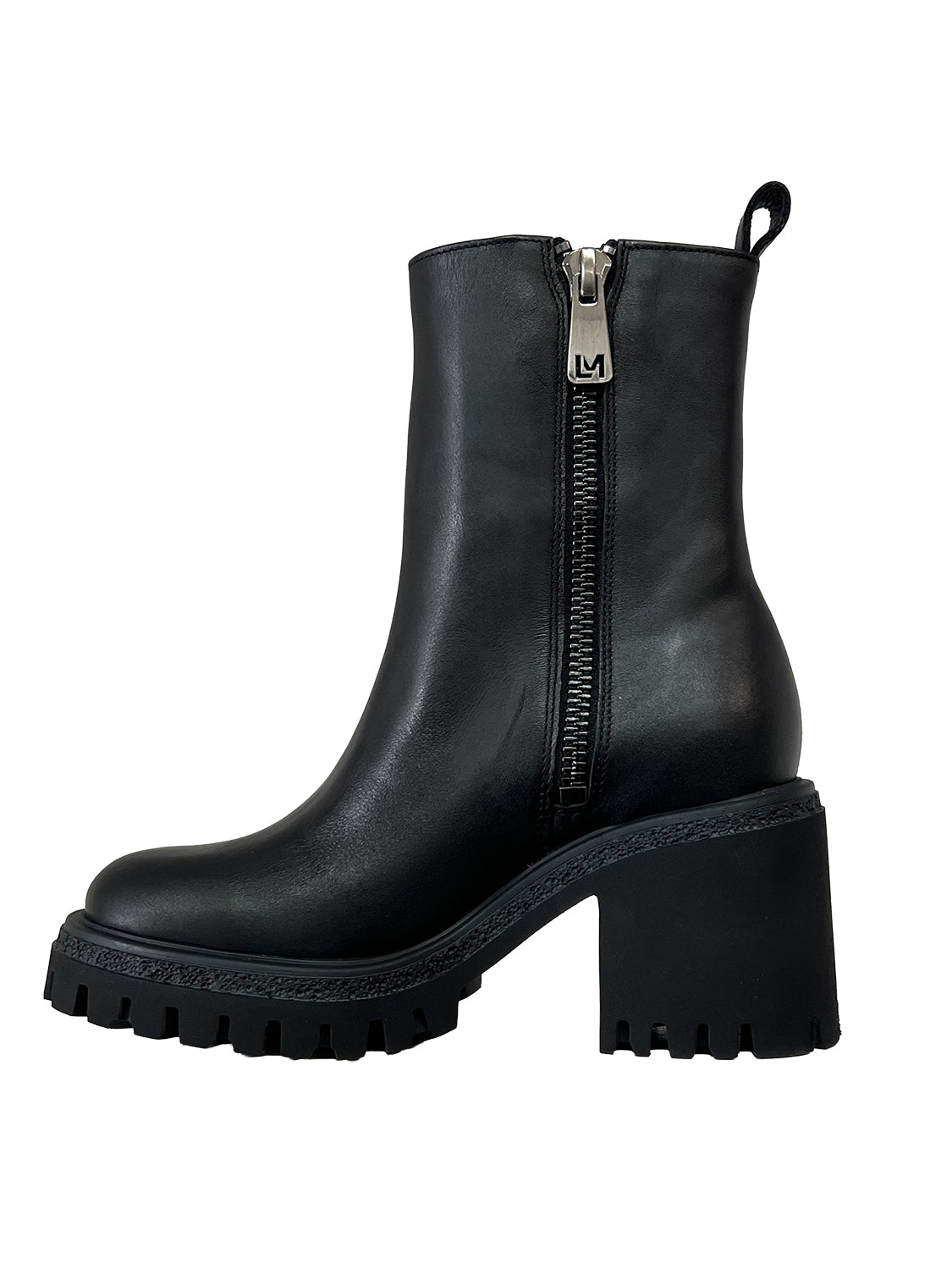 LORENZO MARI Stivale Basso Donna SOPHIE 01 Nero Pelle Made in Italy