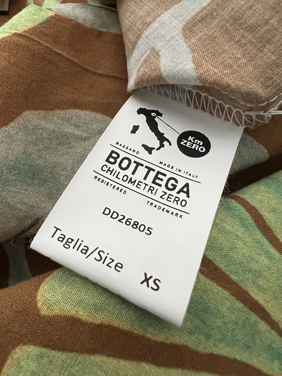 4.10 BottegaChilometriZero DD26805 GURU camicia donna biscotto/verde