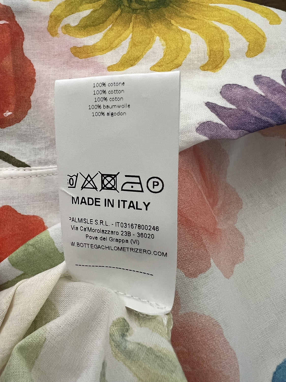 4.10 BottegaChilometriZero DD26756 SCESA camicia donna bianco/multicolor