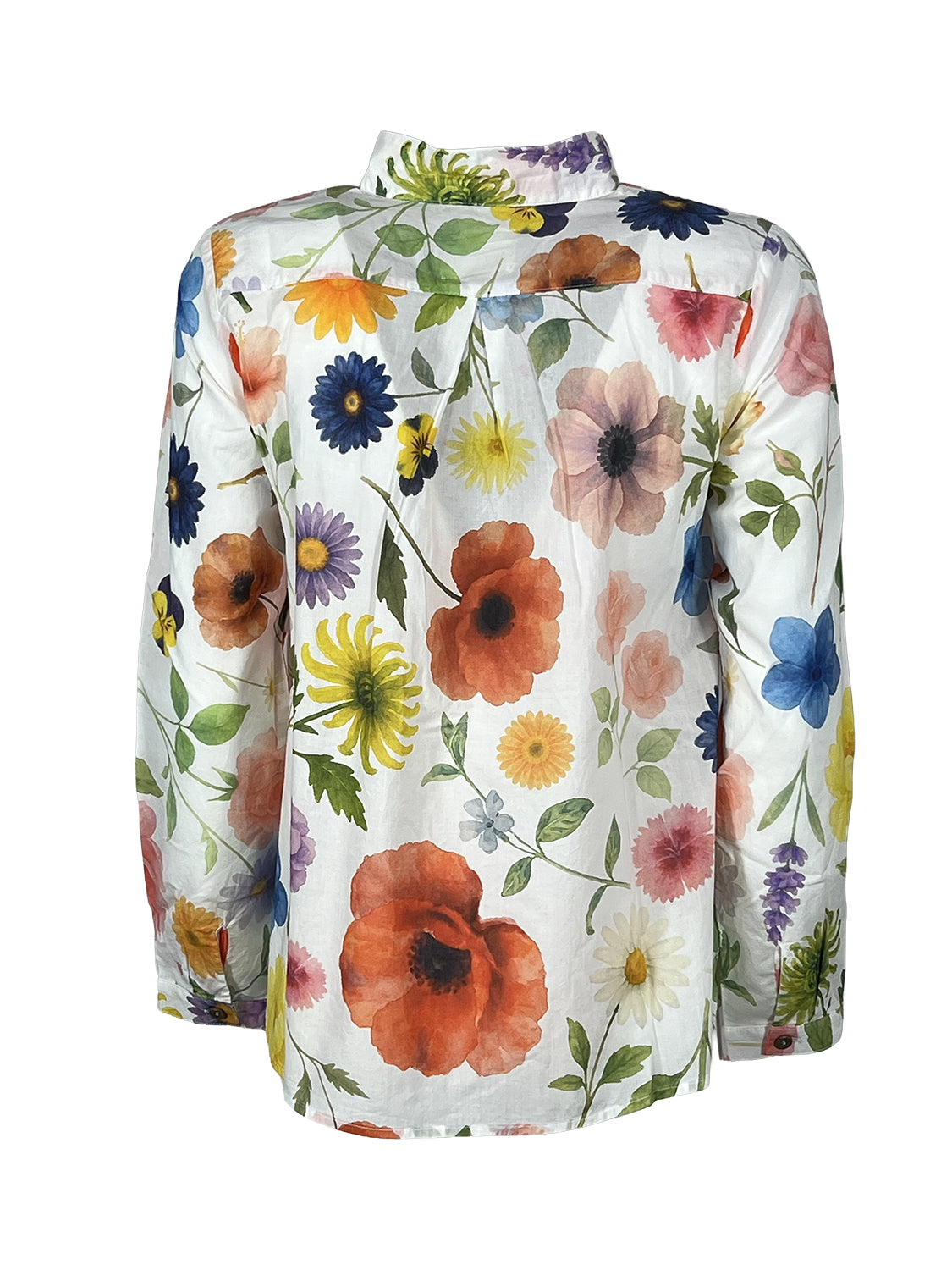 4.10 BottegaChilometriZero DD26805 GURU camicia donna bianco/multicolor