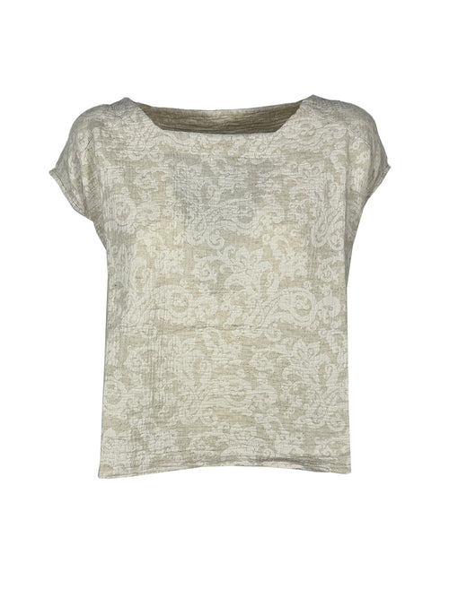 4.10 BottegaChilometriZero DD26780 SPACCHI blusa donna jacquard