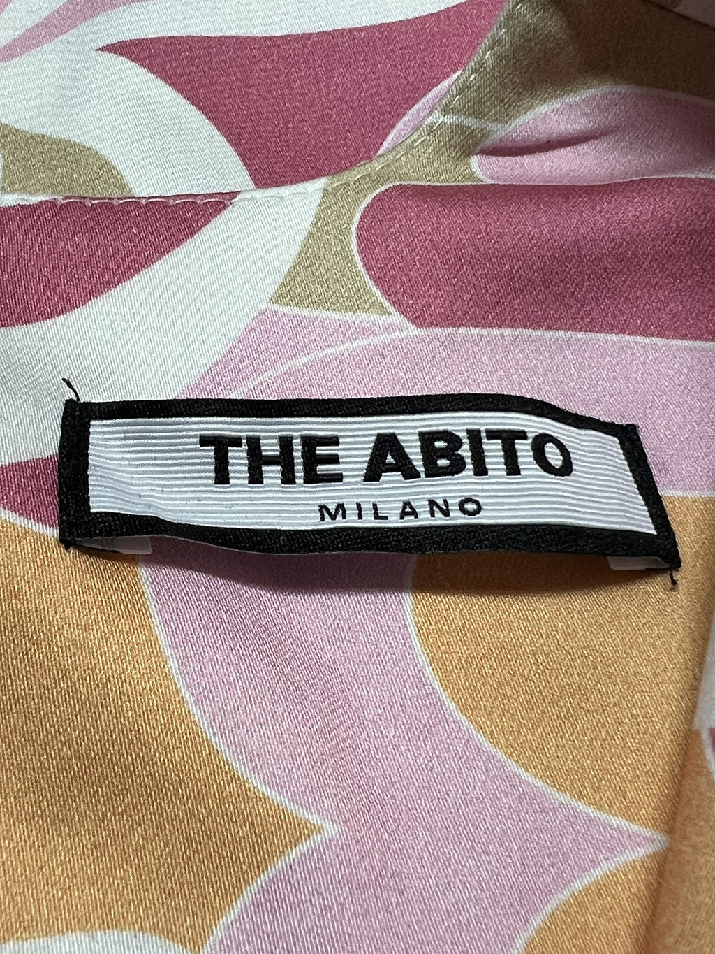 THE ABITO MILANO AB16CS abito donna pink waves Made in Italy
