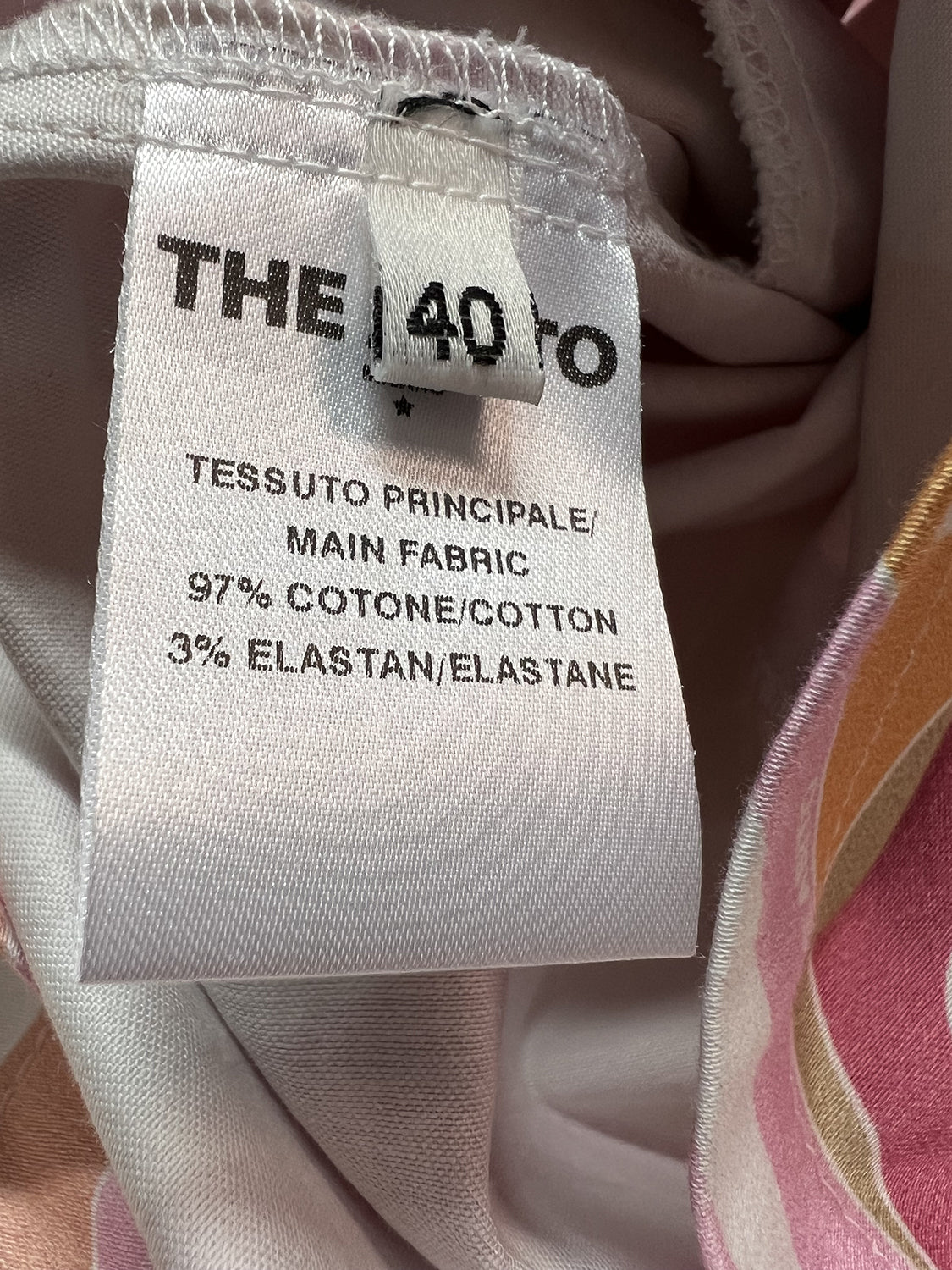 THE ABITO MILANO AB16CS abito donna pink waves Made in Italy
