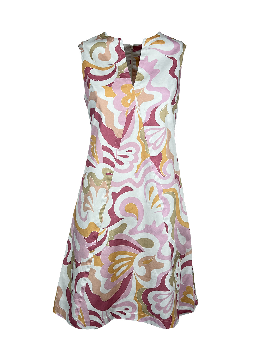 THE ABITO MILANO AB16CS abito donna pink waves Made in Italy