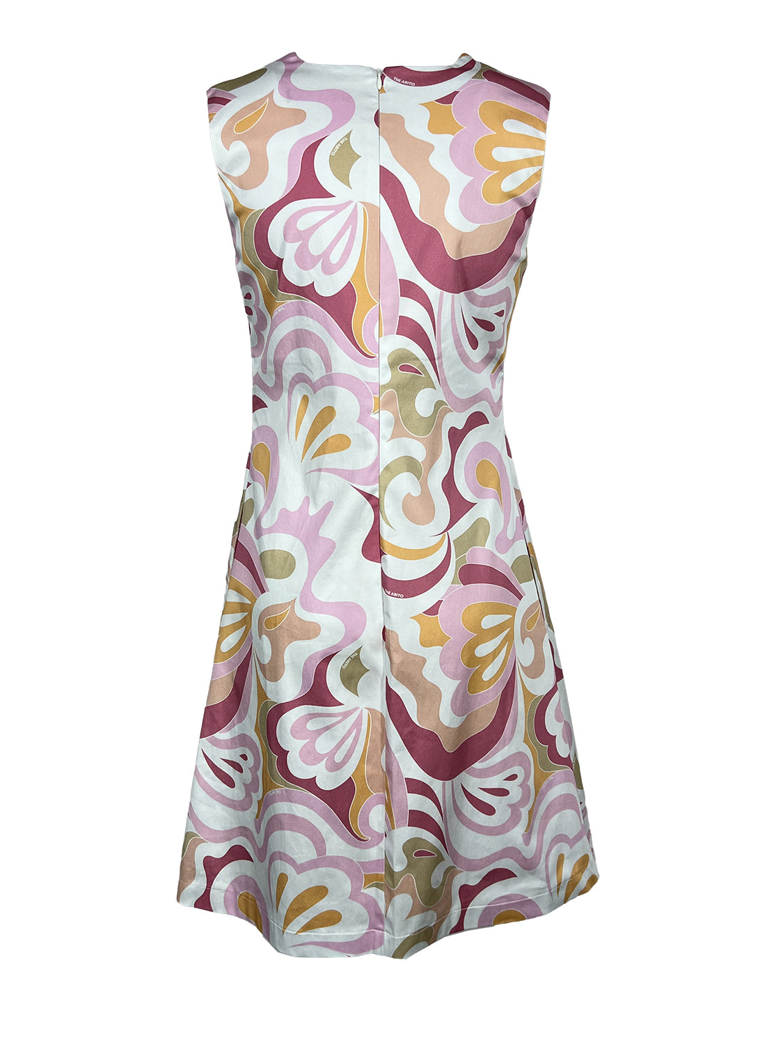 THE ABITO MILANO AB16CS abito donna pink waves Made in Italy