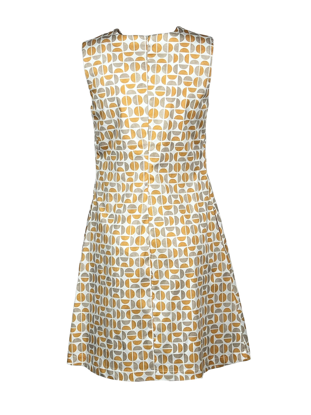 THE ABITO MILANO AB16CS abito donna bianco/arancio/beige Made in Italy