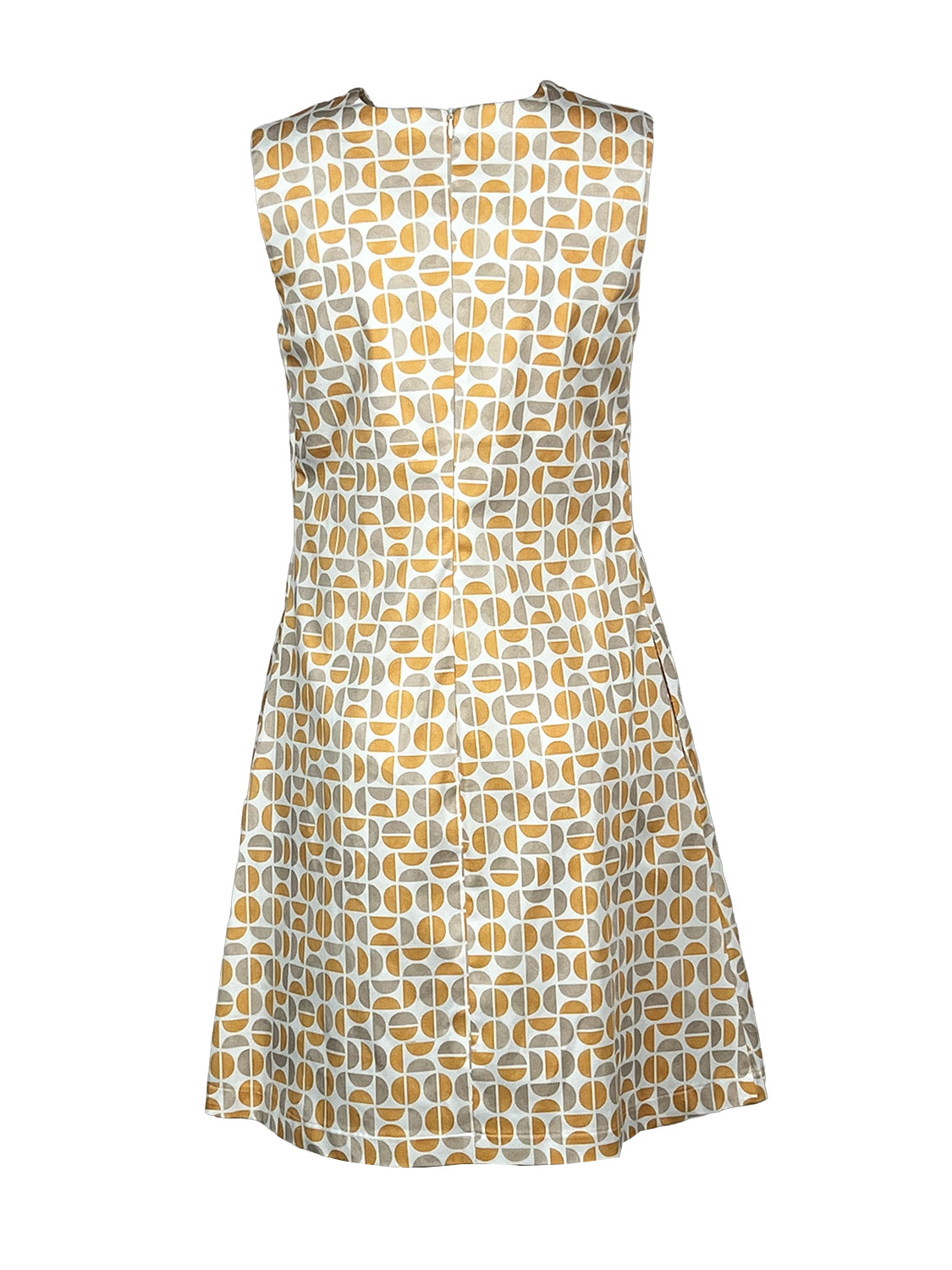 THE ABITO MILANO AB16CS abito donna bianco/arancio/beige Made in Italy
