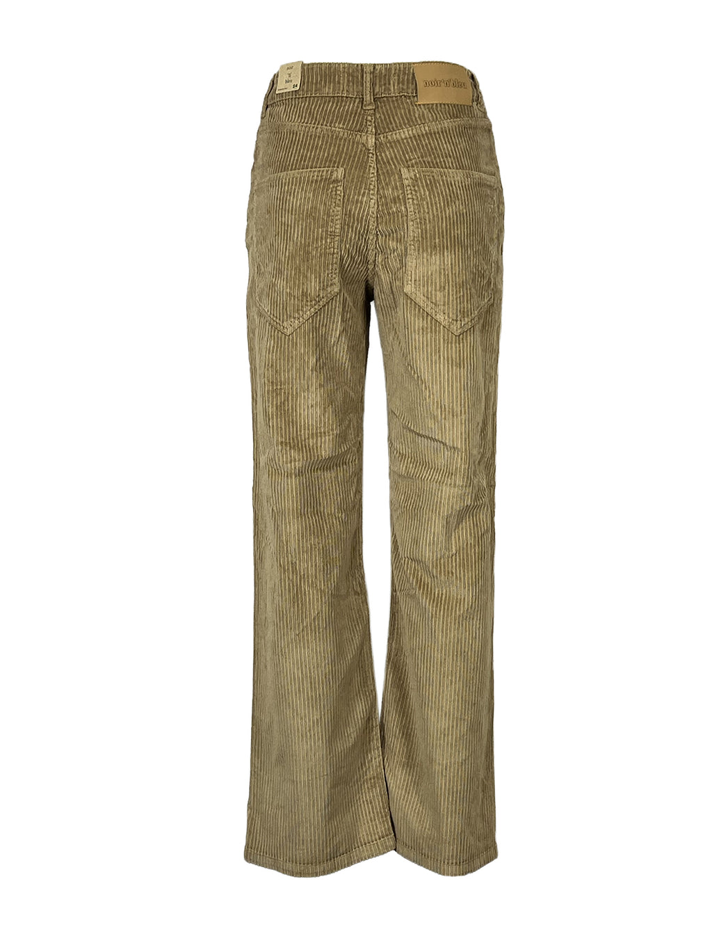 NOIR’N’BLEU ARIA-12 Jeans Donna Velluto Costa Francese Biscotto Gamba Larga Made in Italy