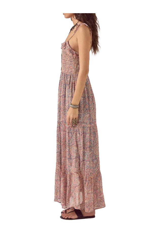 MAISON HOTEL JULIE abito donna cachemire rosa multicolor viscosa