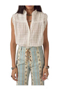 MAISON HOTEL ELVIS camicia donna bianca smock cotone
