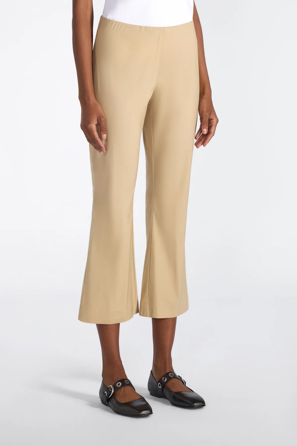 Pantalone donna Liviana Conti CNTK50 CLAUDETTE in tela di cotone stretch Made in Italy