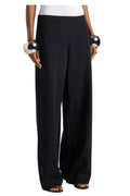 LIVIANA CONTI Pantalone Donna L6SV25 Cesira Nero Palazzo Tecnico Made in Italy