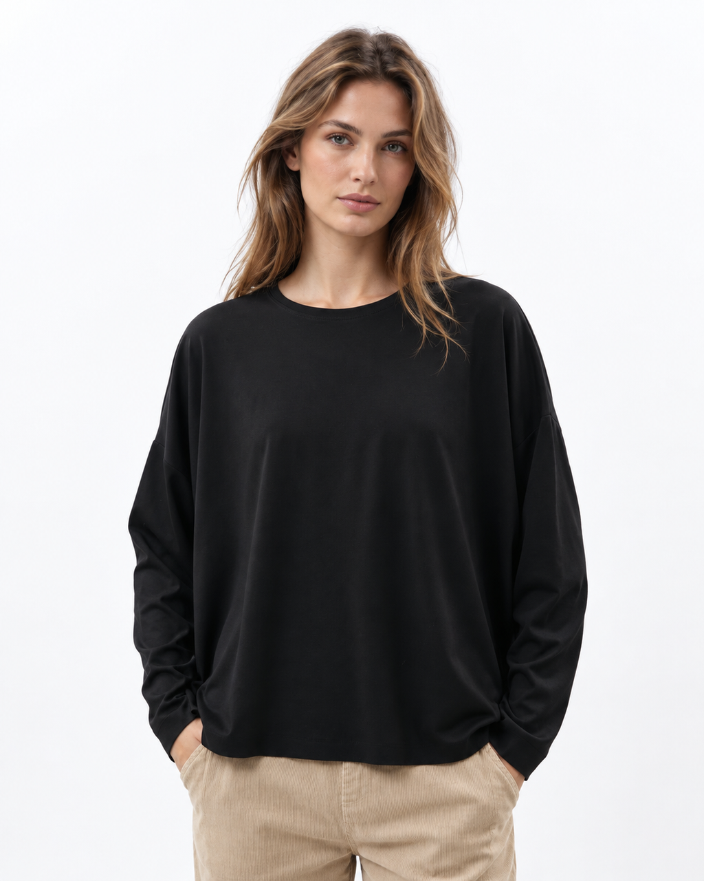 HUMILITY T-shirt Donna Ampia Girocollo KANSHI-JT MADE IN ITALY
