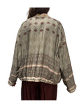 WU’SIDE giacca bomber donna fantasia militare art. GAK 26366 in viscosa Made in Italy