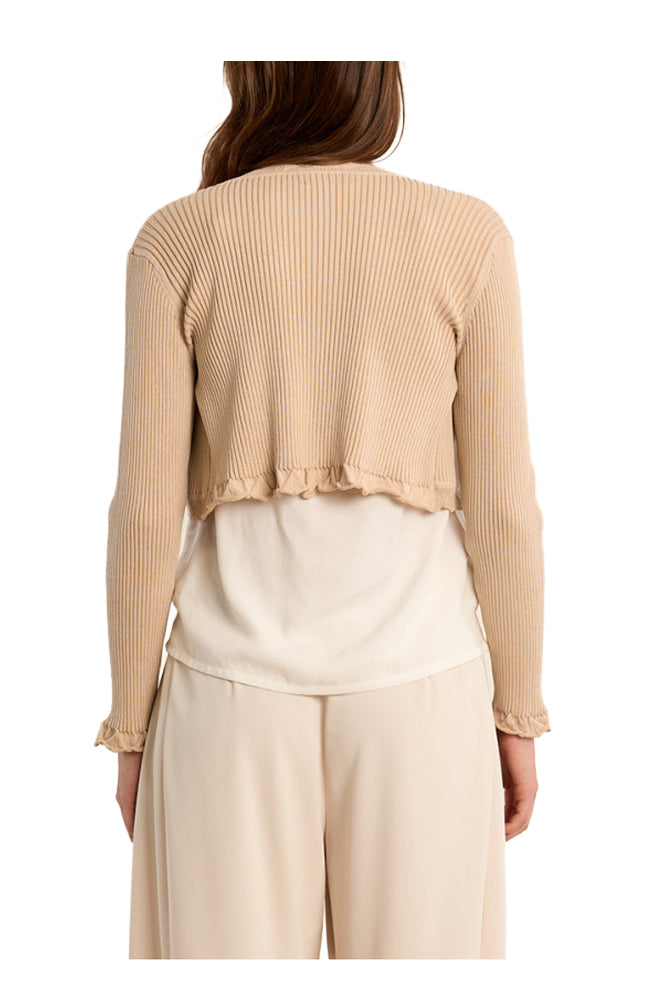 MOLLY BRACKEN E1105AEP tuta donna denim lyocell cotone gamba larga