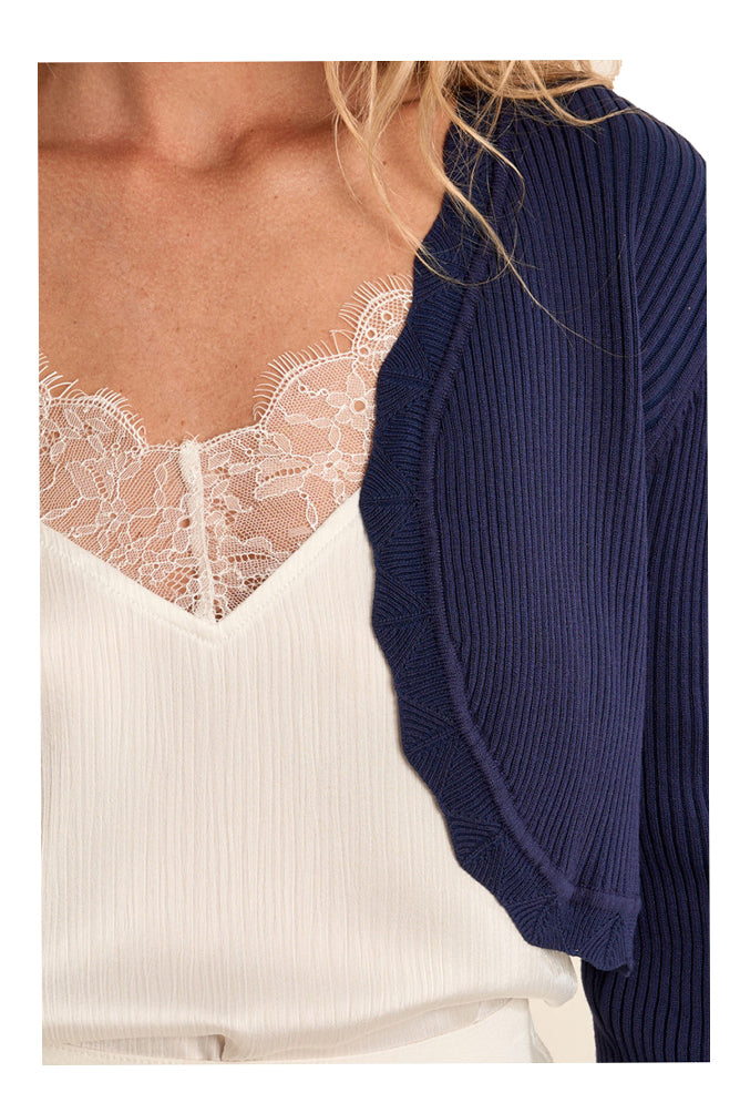 MOLLY BRACKEN E1105AEP tuta donna denim lyocell cotone gamba larga