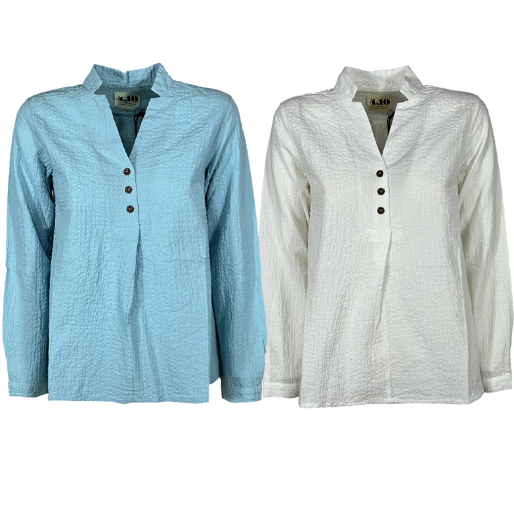 4.10 BottegaChilometriZero DD26749 GURU camicia donna unita