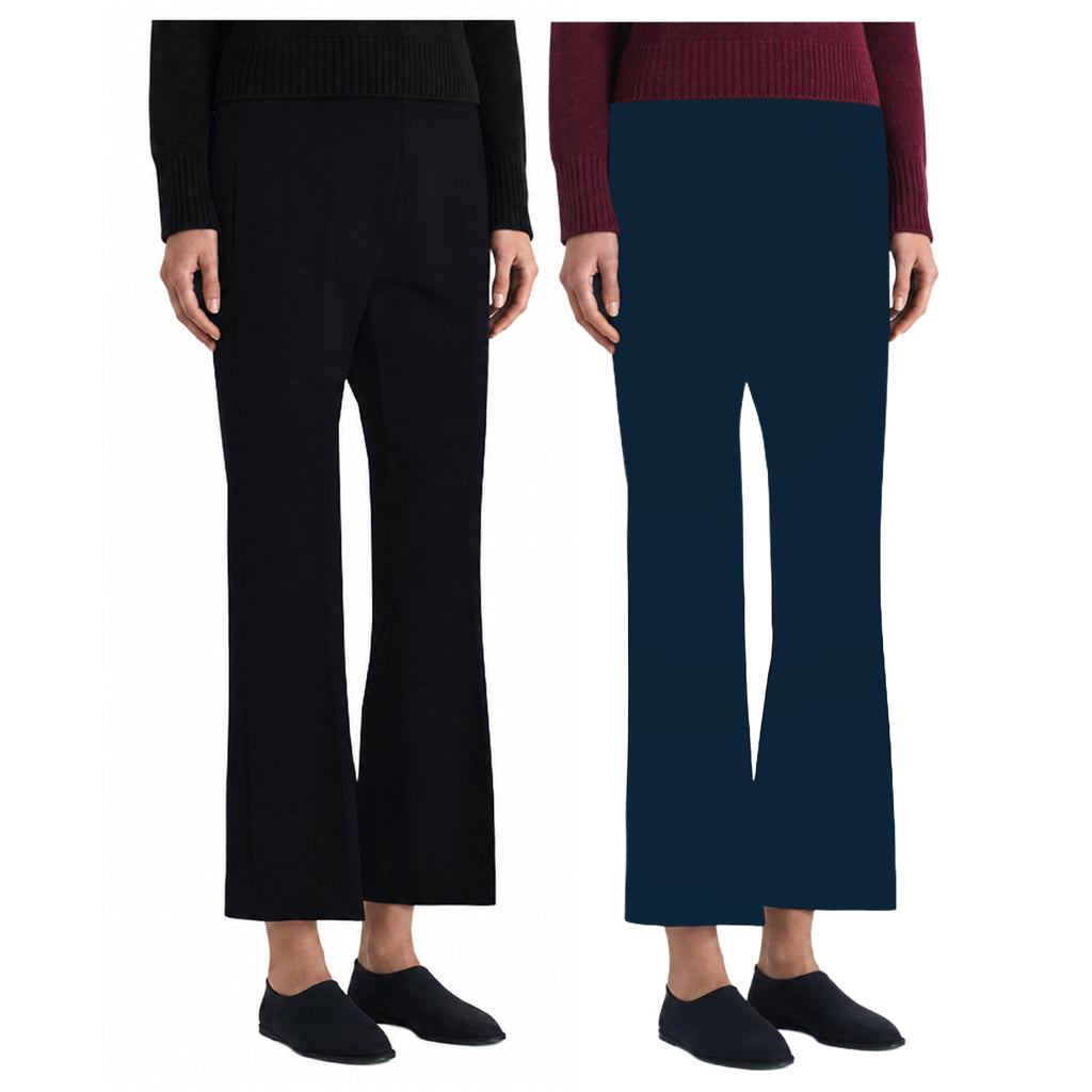 LIVIANA CONTI pantalone donna punto milano trombetta CNTI84 MADE IN ITALY