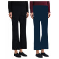 LIVIANA CONTI pantalone donna punto milano trombetta CNTI84 MADE IN ITALY