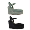 AZAREY 494J475 Sandalo Donna Zeppa Corda Tacco 10 Soletta Pelle
