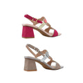 AZAREY 613L787 Sandalo Donna Multicolor Tacco 5 Soletta Pelle