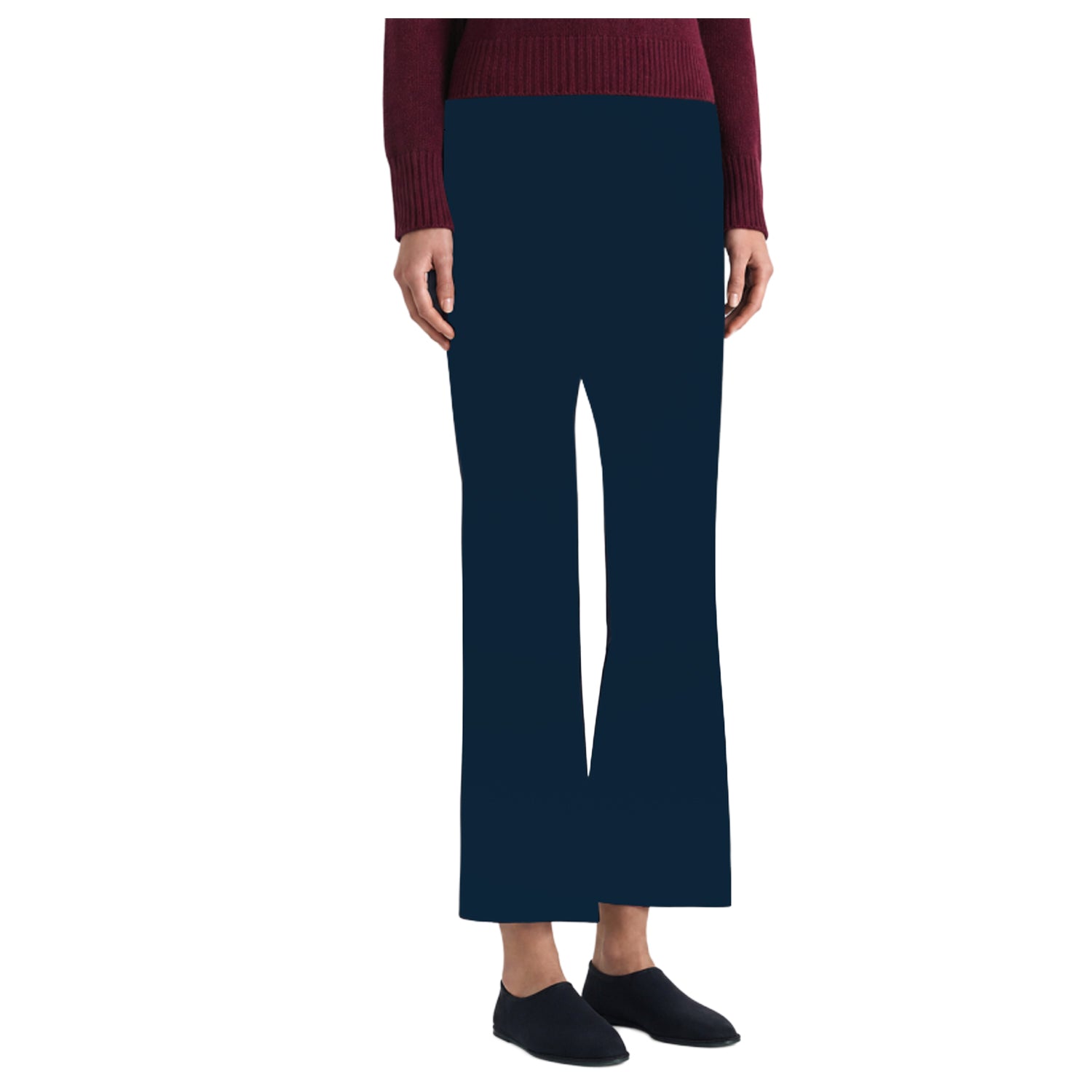 LIVIANA CONTI pantalone donna punto milano trombetta CNTI84 MADE IN ITALY
