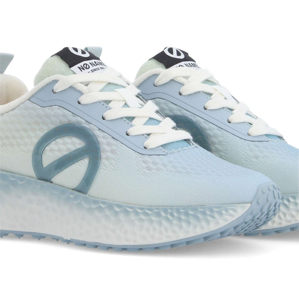 NØ Name Sneaker Donna CARTER FLY W Celeste – Eco GRS/GOTS, Suola Alta 5 cm, Soletta Rimovibile