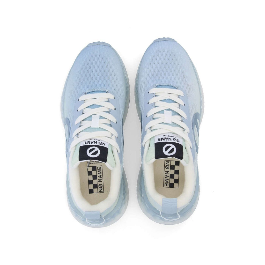 NØ Name Sneaker Donna CARTER FLY W Celeste – Eco GRS/GOTS, Suola Alta 5 cm, Soletta Rimovibile