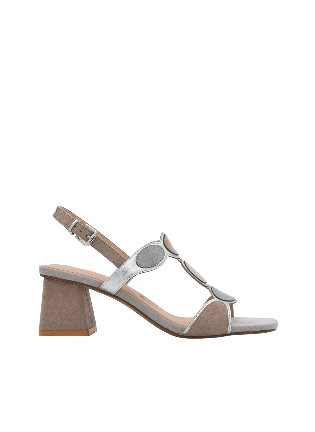 AZAREY 613L787 Sandalo Donna Multicolor Tacco 5 Soletta Pelle