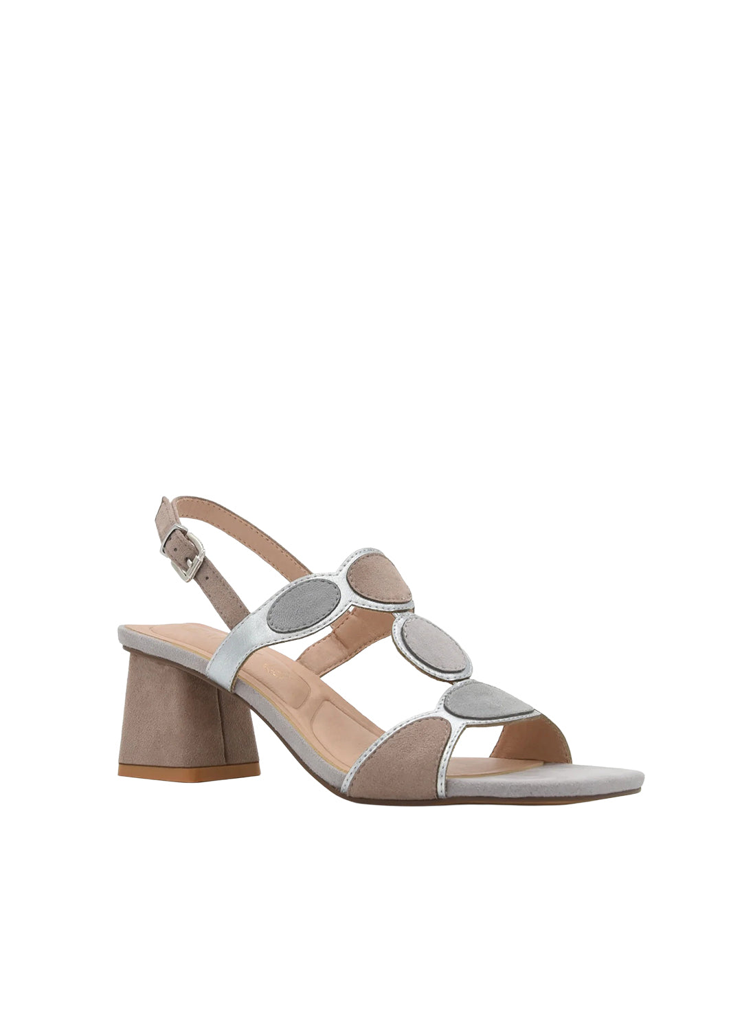 AZAREY 613L787 Sandalo Donna Multicolor Tacco 5 Soletta Pelle