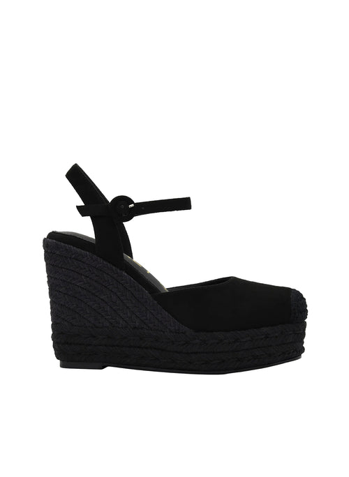 AZAREY 494J475 Sandalo Donna Zeppa Corda Tacco 10 Soletta Pelle