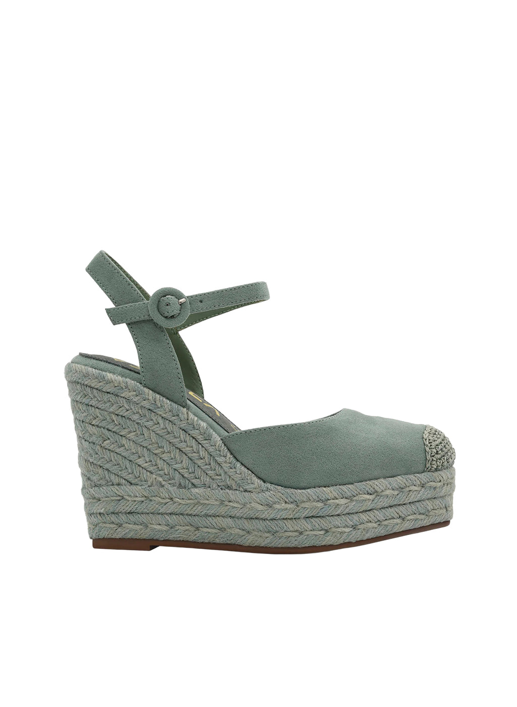 AZAREY 494J475 Sandalo Donna Zeppa Corda Tacco 10 Soletta Pelle