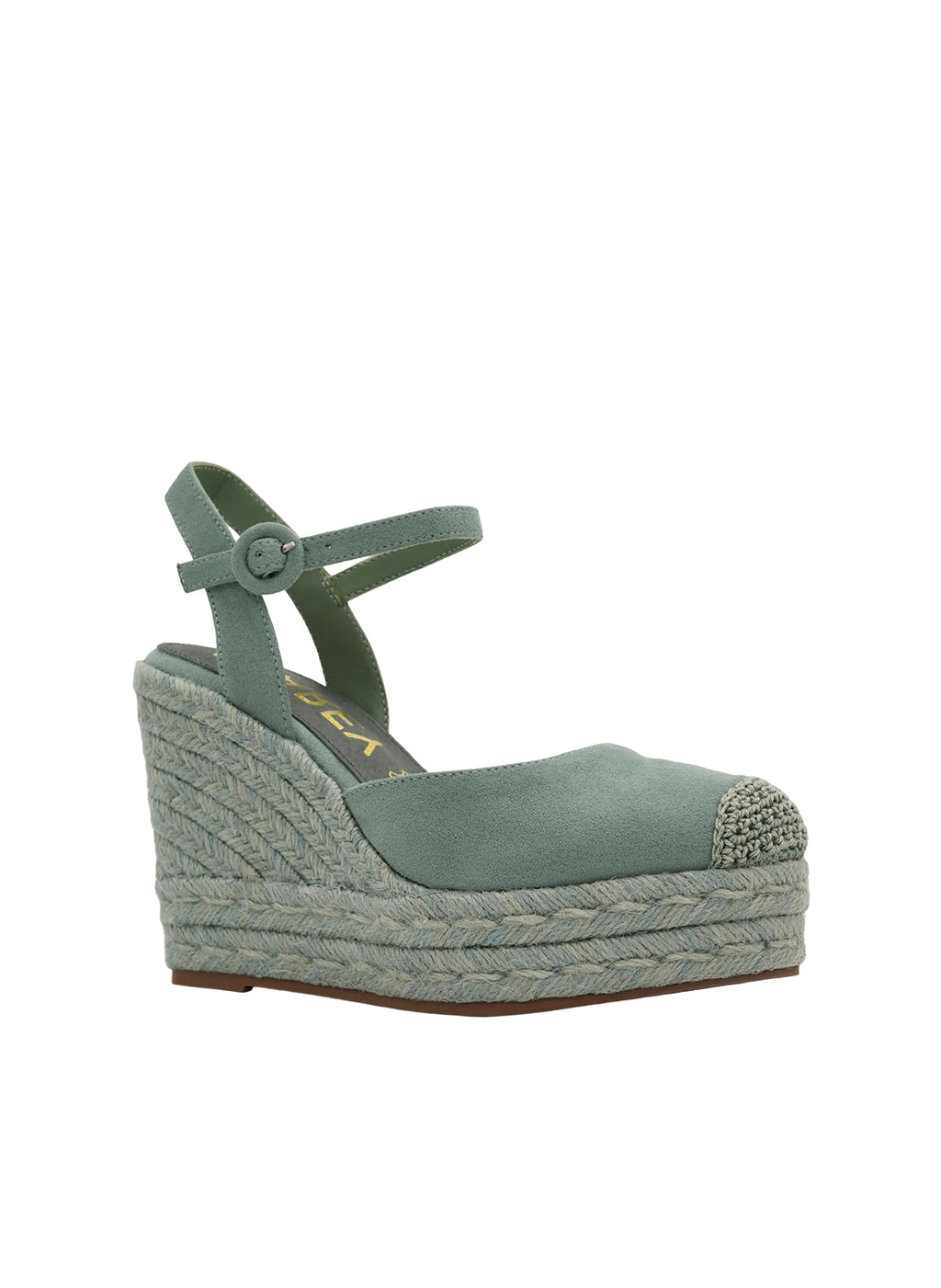 AZAREY 494J475 Sandalo Donna Zeppa Corda Tacco 10 Soletta Pelle