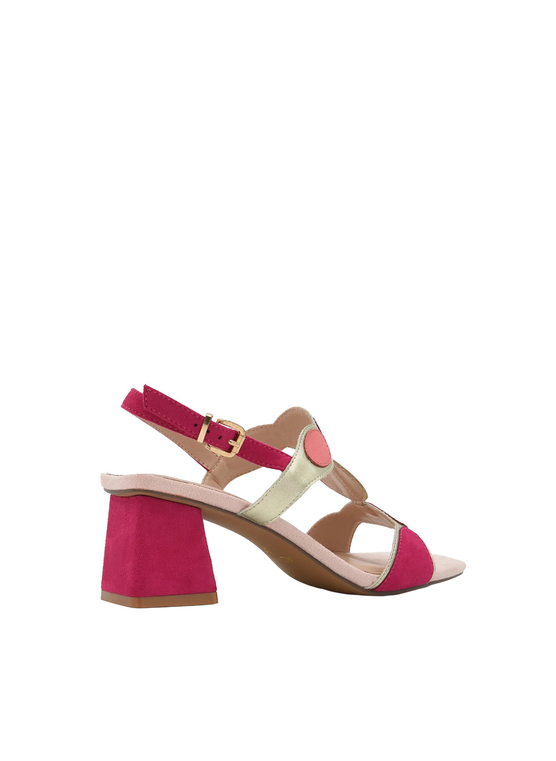 AZAREY 613L787 Sandalo Donna Multicolor Tacco 5 Soletta Pelle